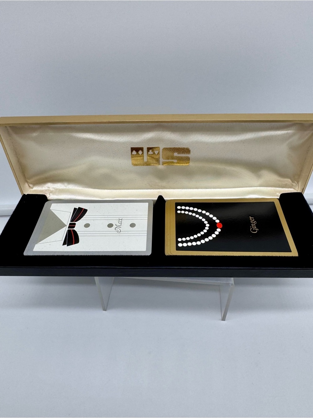 Vintage Congress Designer Series Max Ginger Playing Cards Double Deck Set